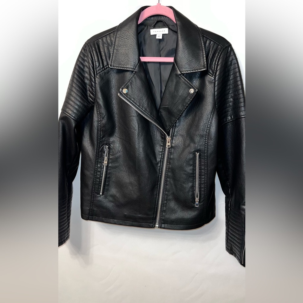 Faux leather Moto jacket